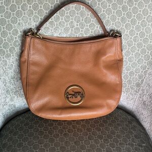Coach Brown Elle Leather Hobo Bag EUC